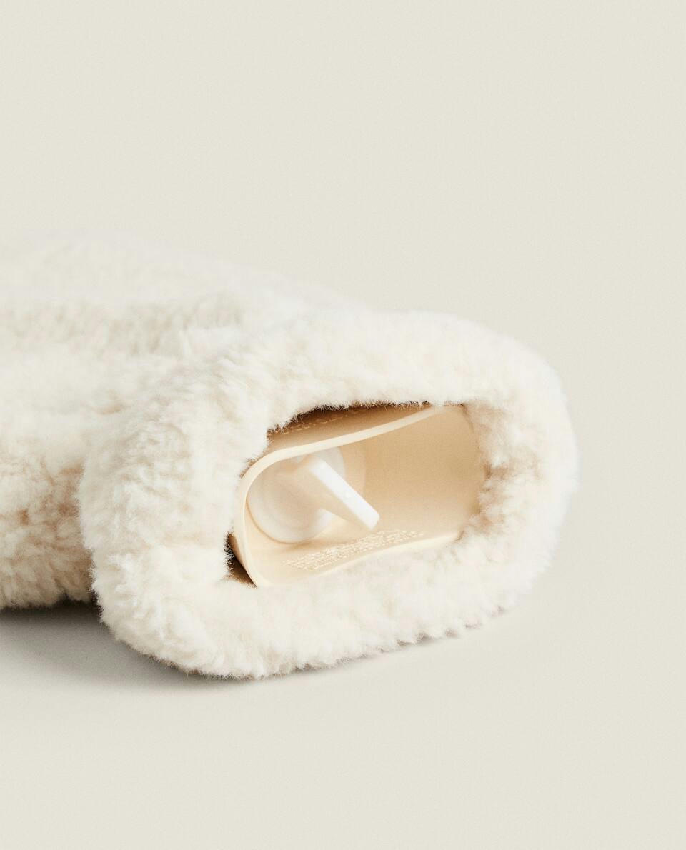 FAUX SHEARLING HOT WATER BOTTLE