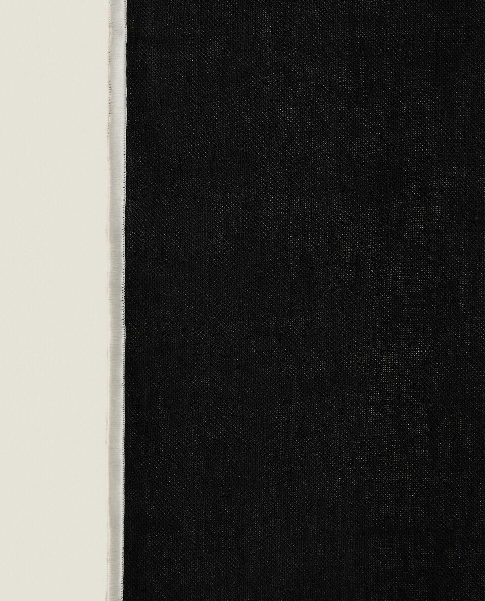 LINEN OVERLOCK CURTAIN