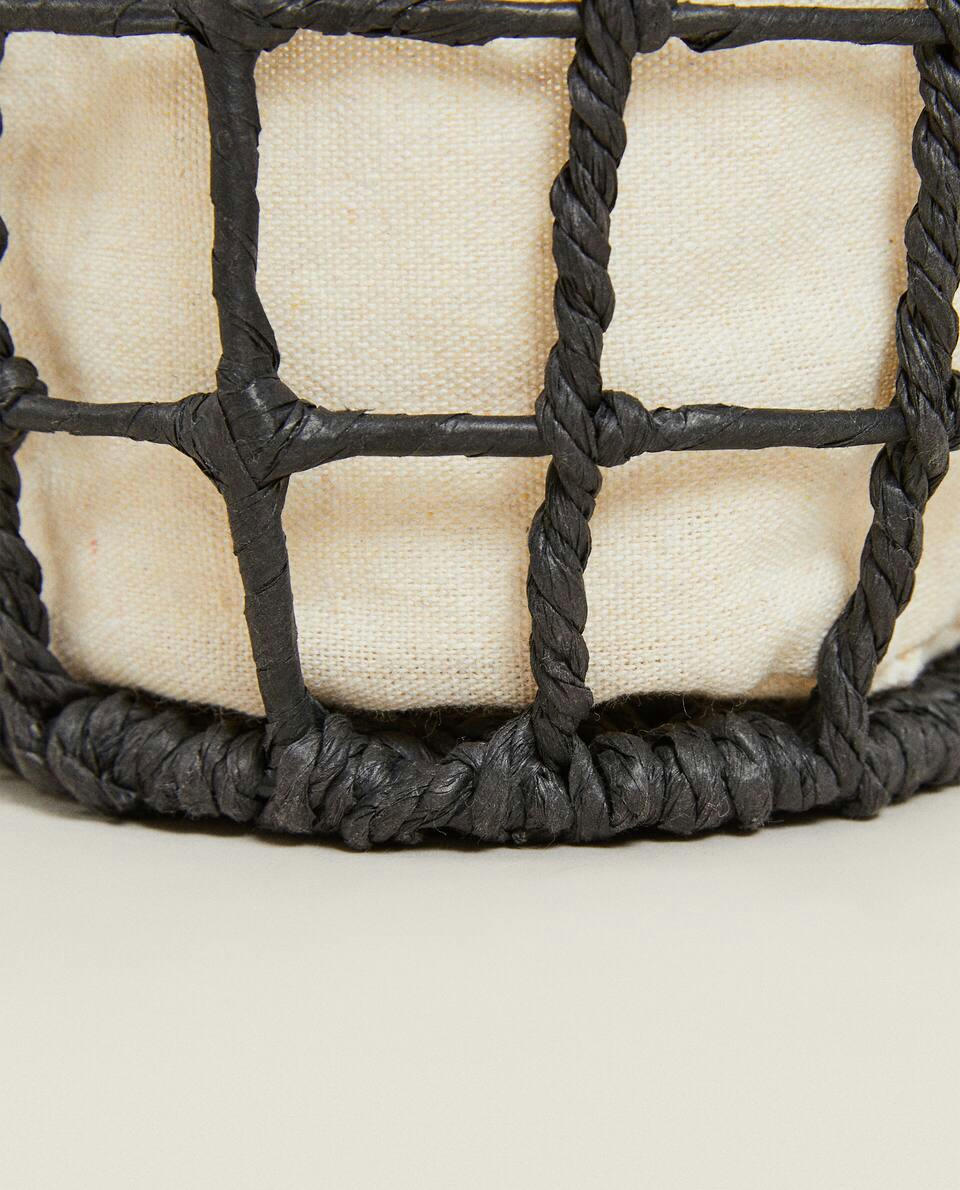 BLACK PAPER BASKET