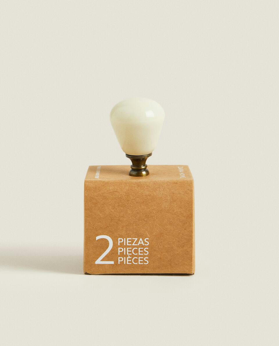 ROUND DOOR KNOB (PACK OF 2)