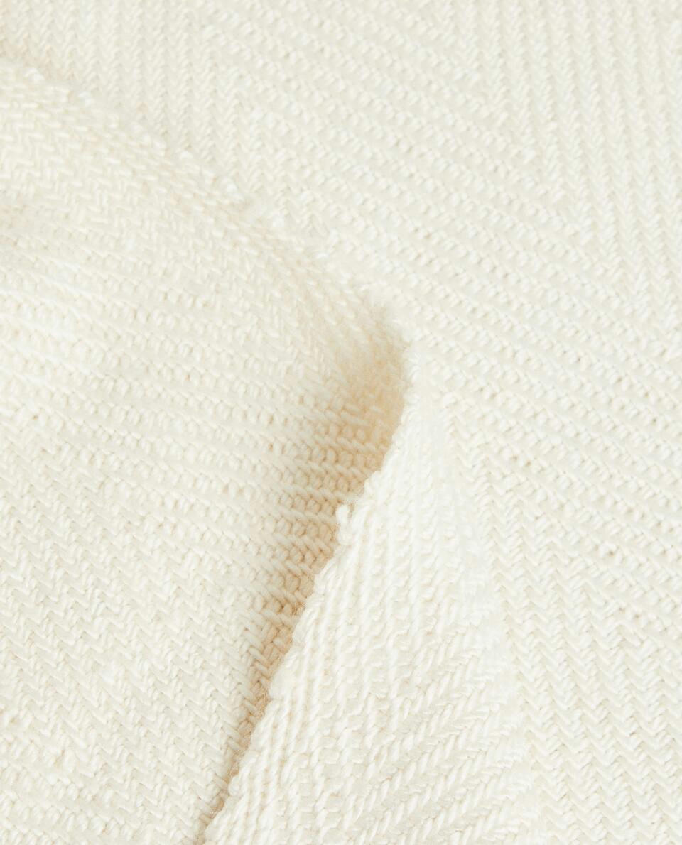 X áBBATTE WOOL AND SILK BLANKET