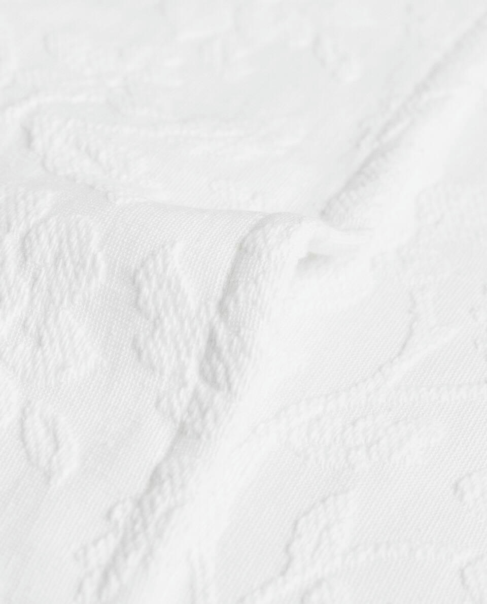 FLORAL EMBROIDERED CUSHION COVER