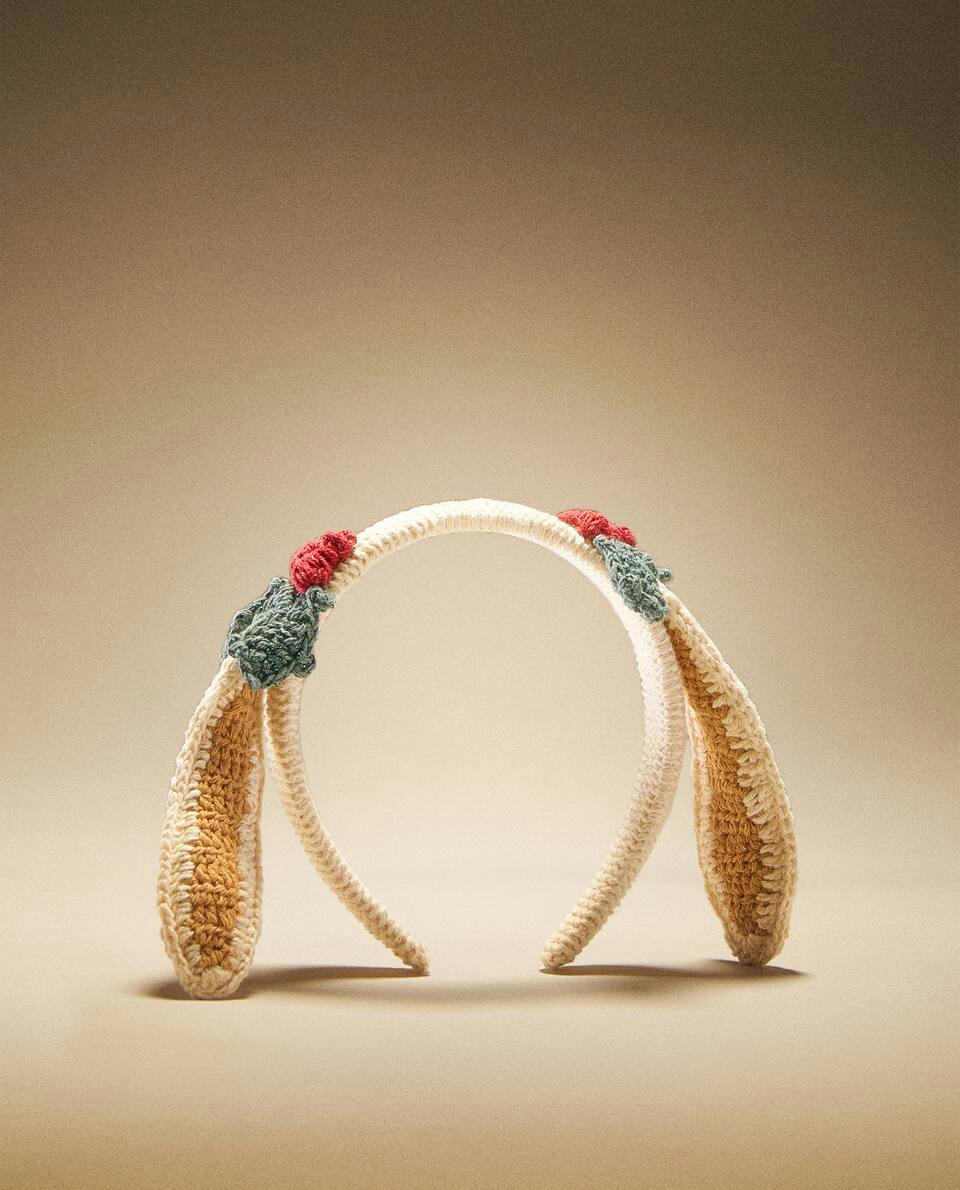 CHILDREN’S CROCHET CHRISTMAS RABBIT HEADBAND