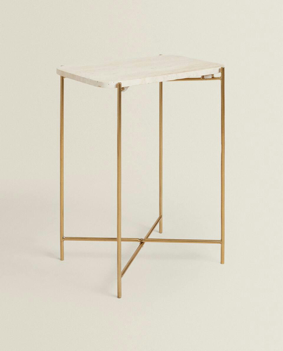 MARBLE SIDE TABLE