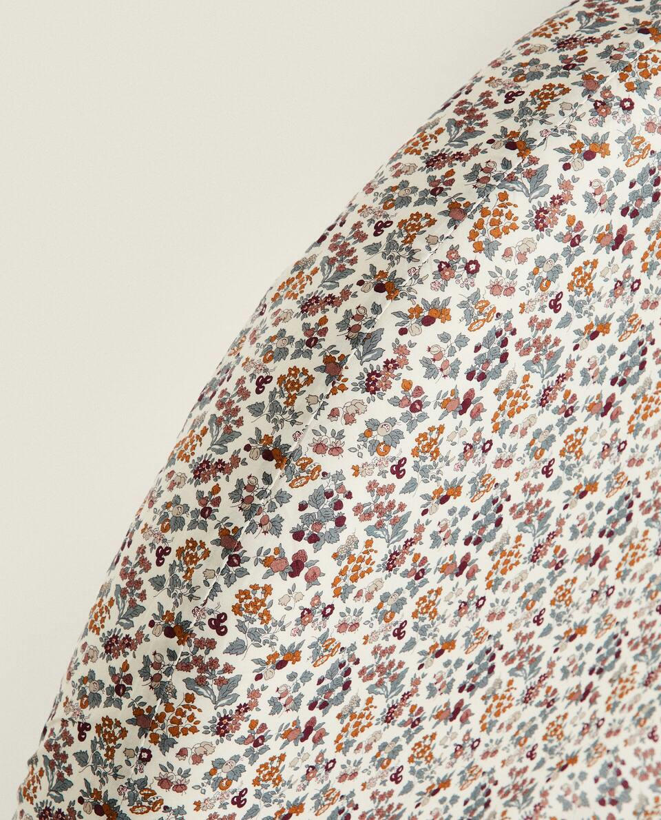 FLORAL PRINT FABRIC CHILDREN'S HEADBOARD