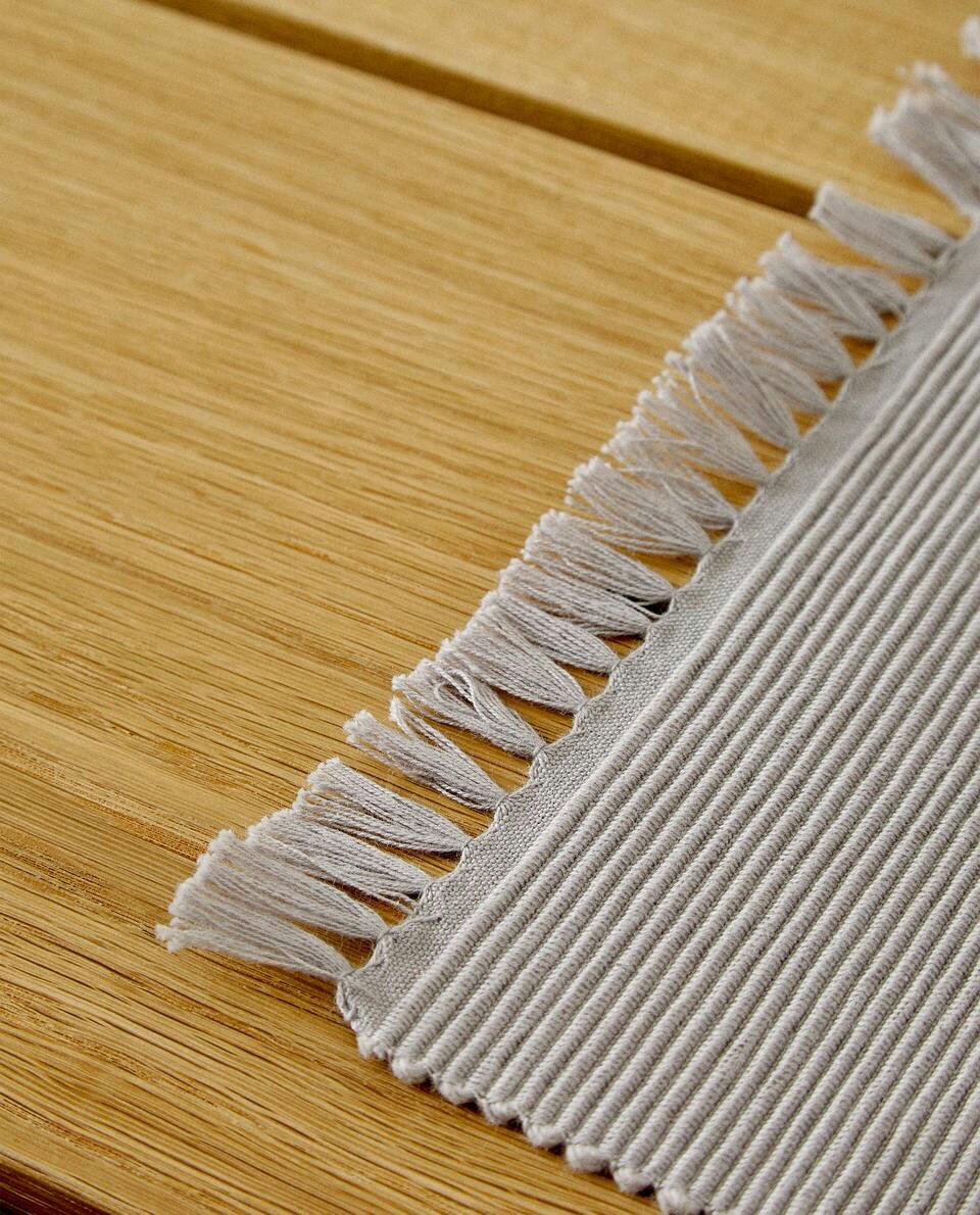 FRINGED PLACEMAT (PACK OF 2)