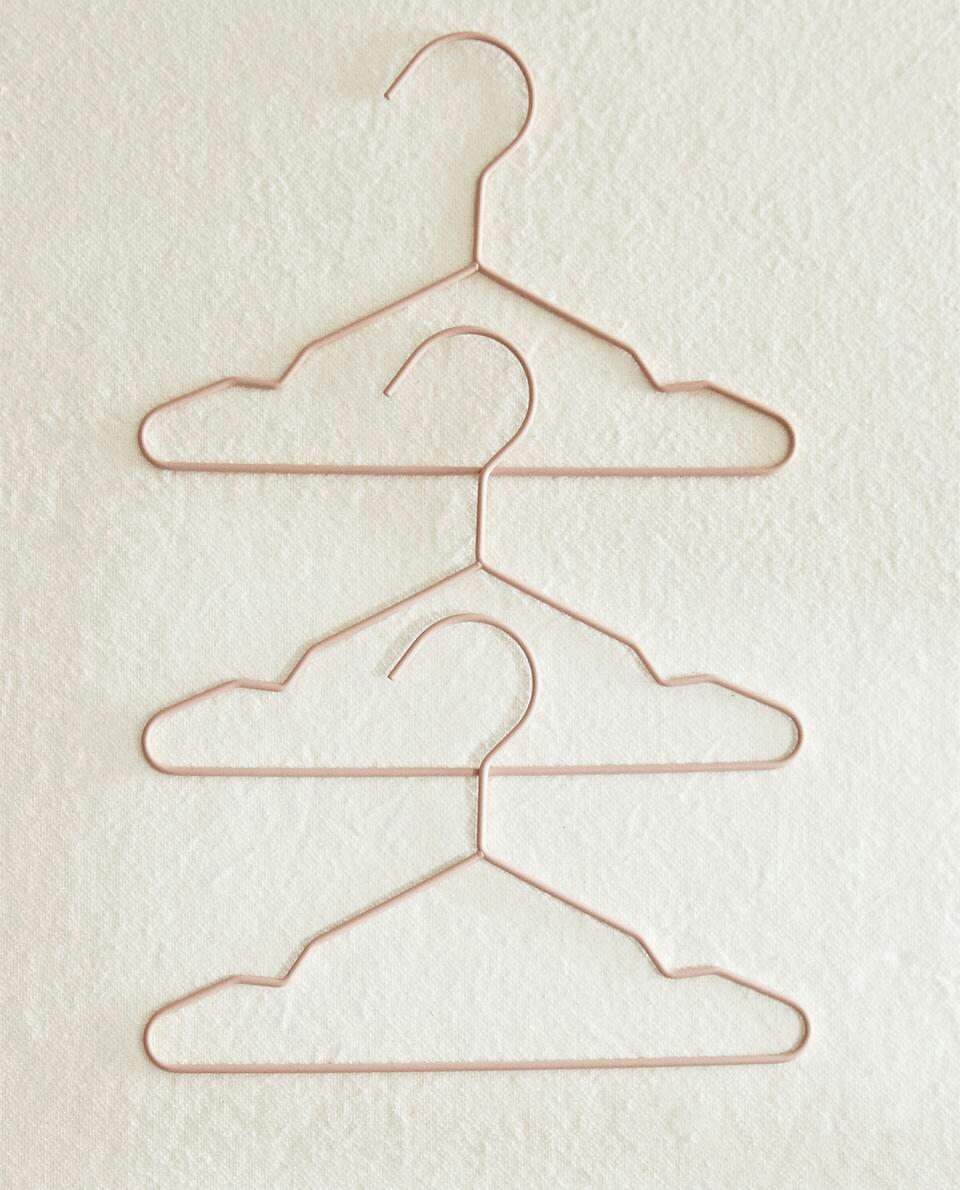 RUBBERISED BABY HANGER (PACK OF 6)