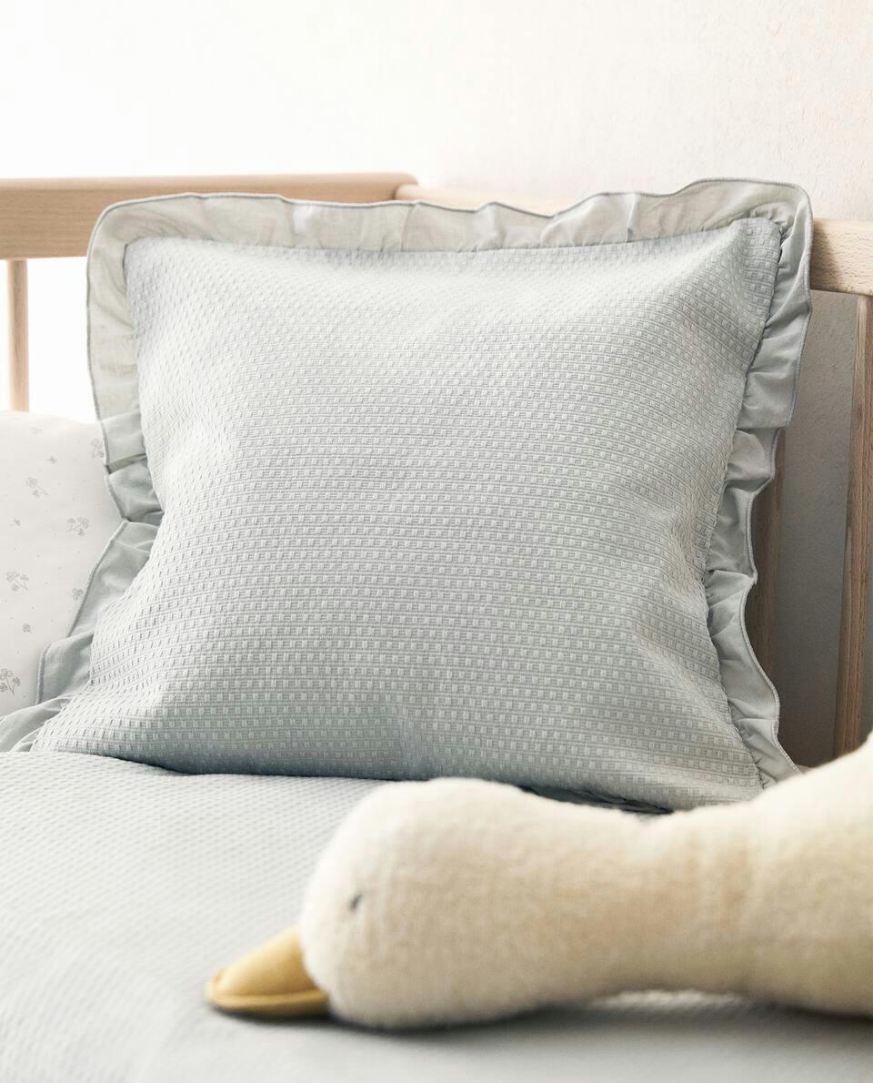 COTTON JACQUARD CUSHION