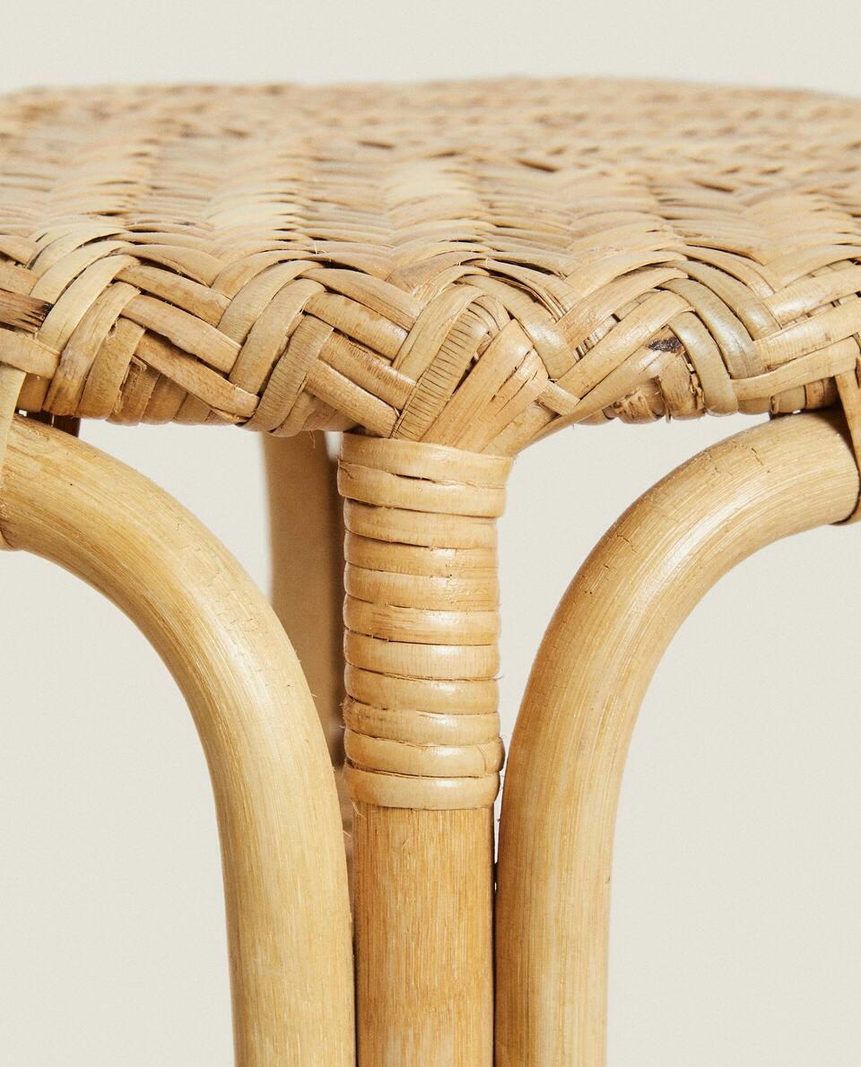 RATTAN STOOL