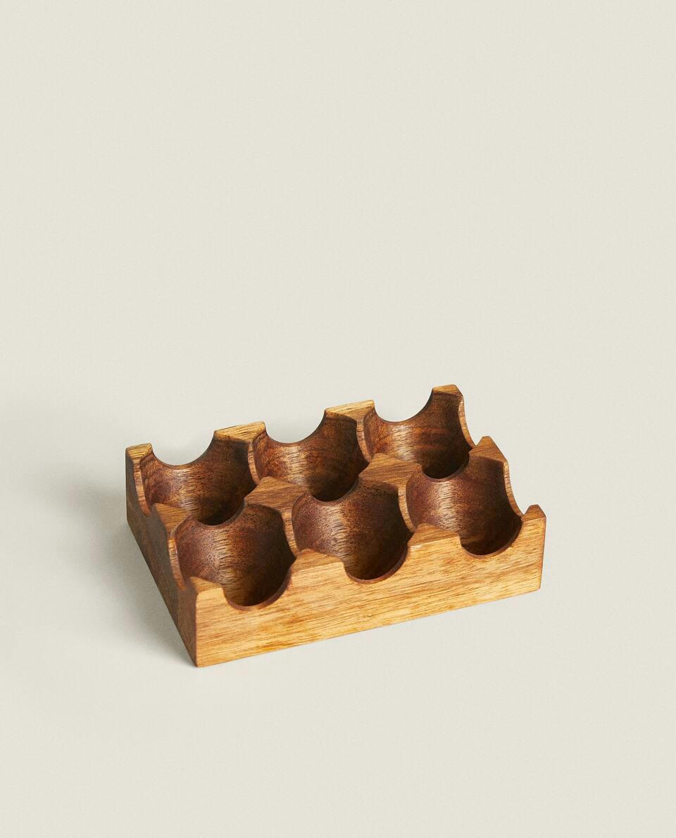 ACACIA WOOD EGG CARTON