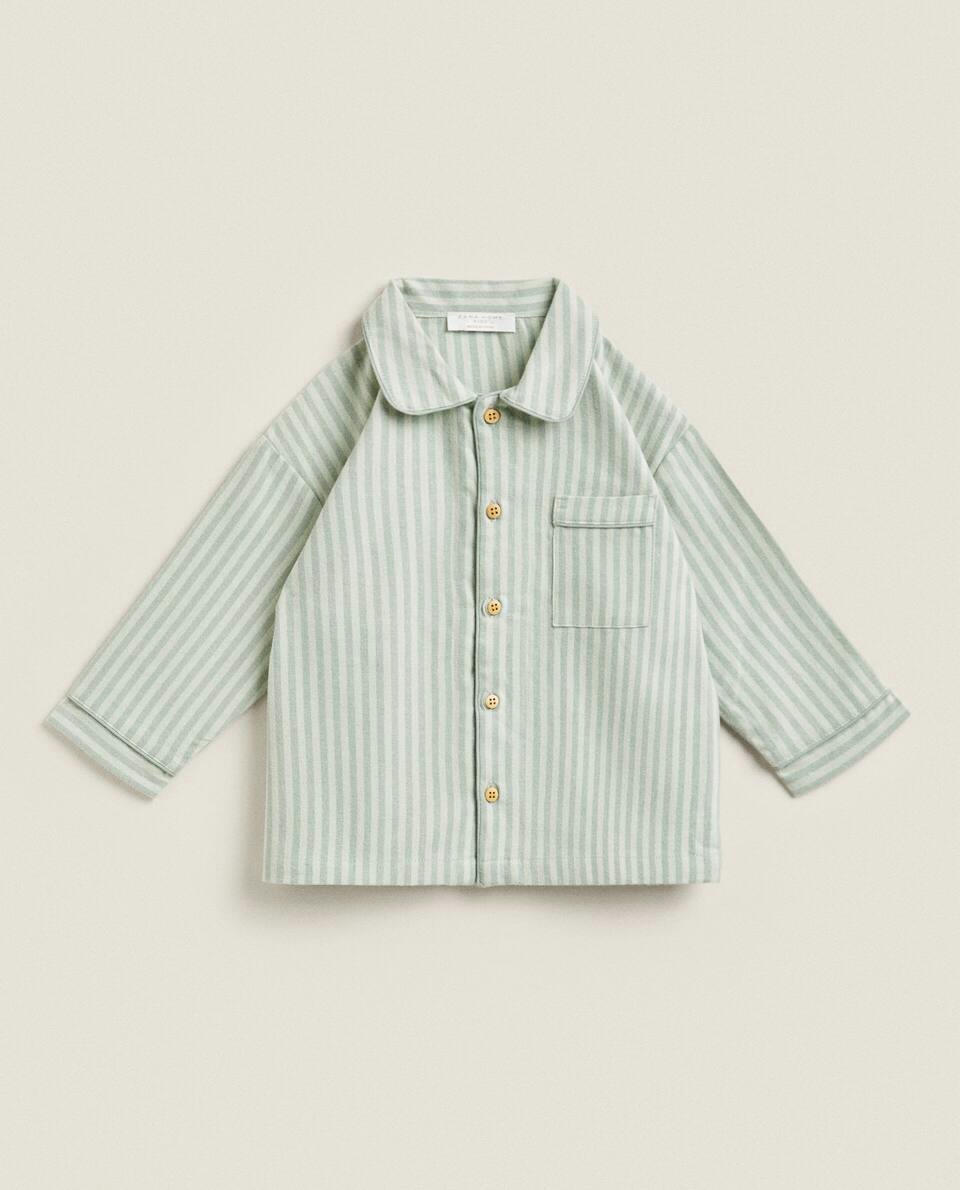 KID’S STRIPED FLANNEL SET OF PYJAMAS