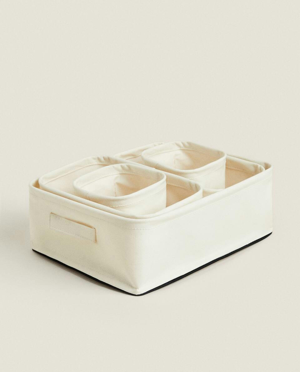 COTTON ORGANISER BOX