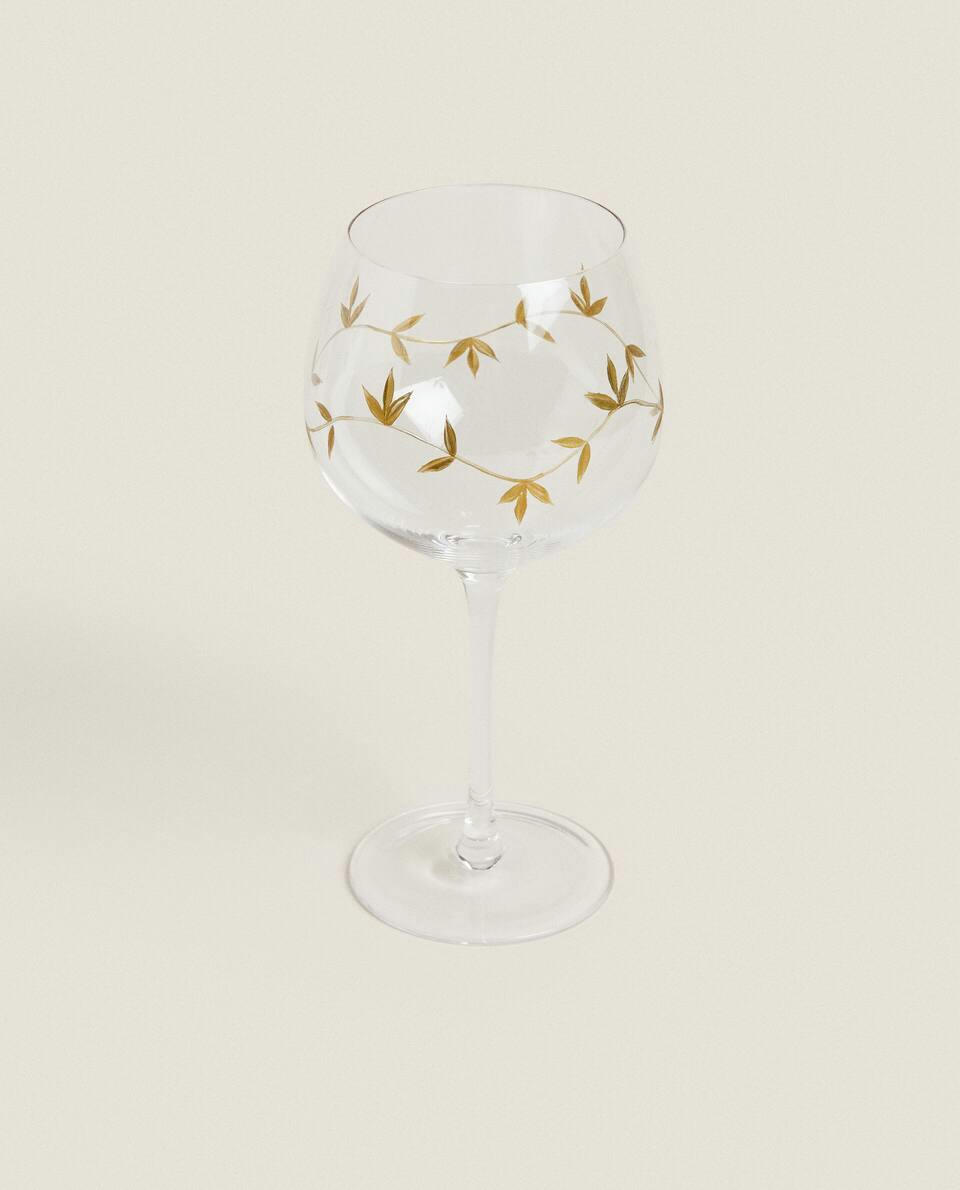 CHRISTMAS LEAF GLASS