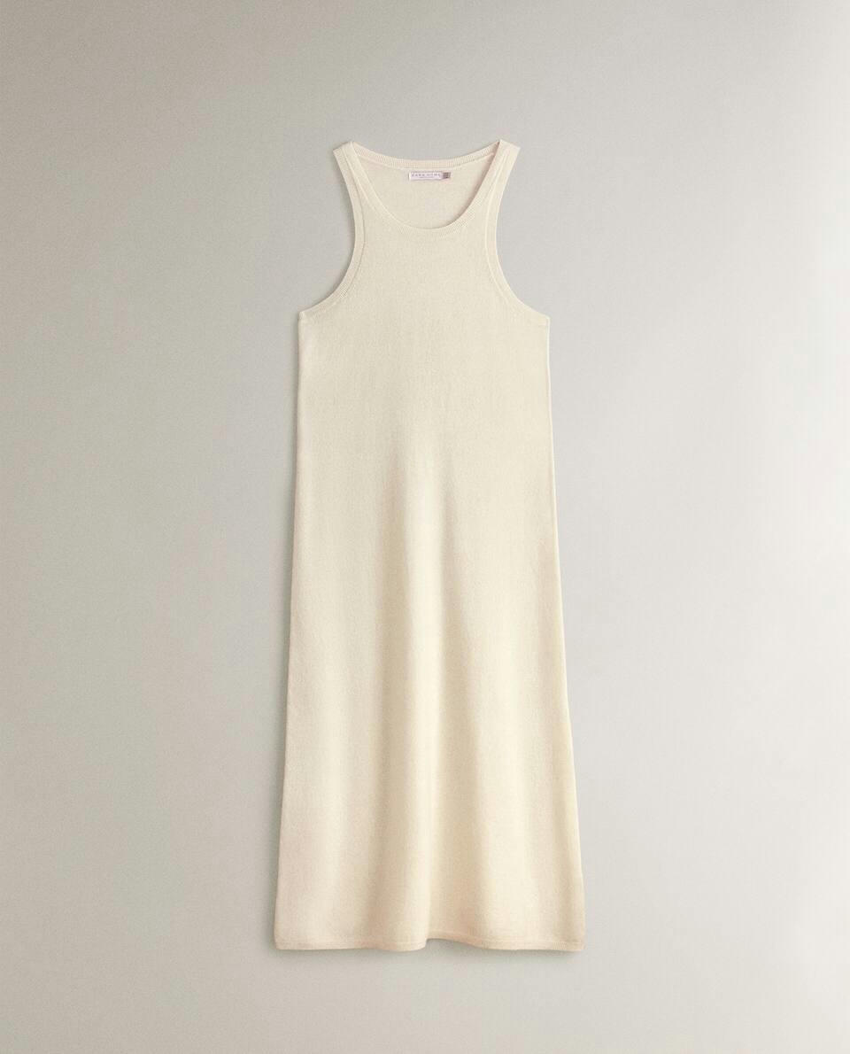 SLEEVELESS CASHMERE DRESS