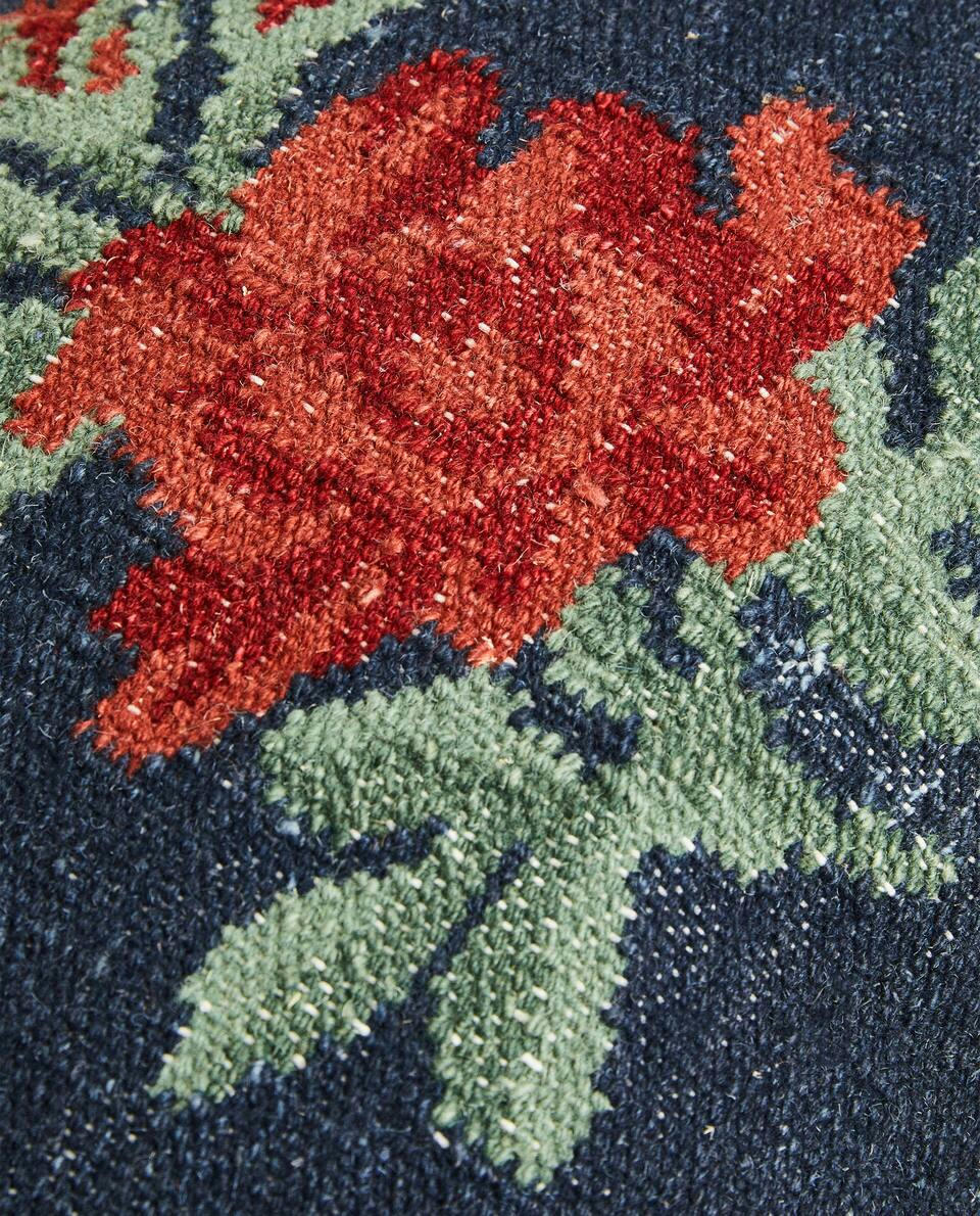 FLORAL PRINT CUSHION COVER