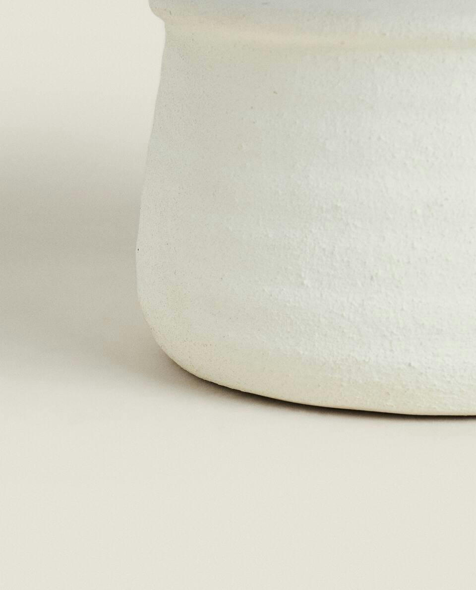 CERAMIC LAMP WITH LINEN LAMPSHADE