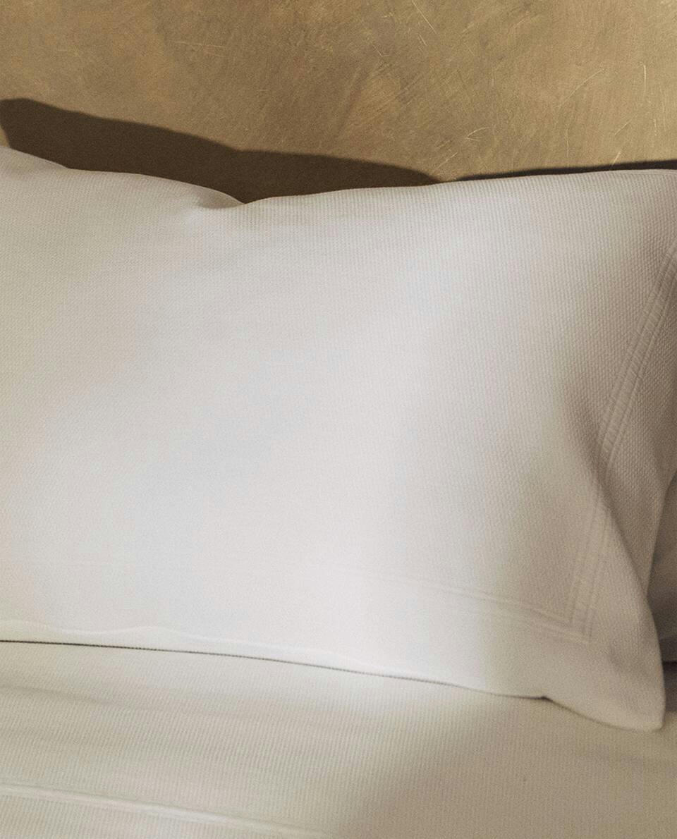 COTTON CUSHION COVER WITH BORDER