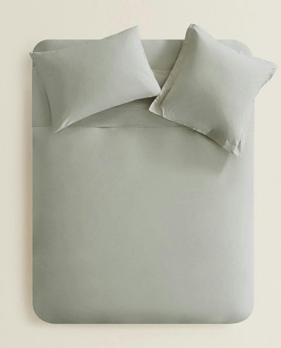 (180 THREAD COUNT) COTTON PERCALE DUVET COVER