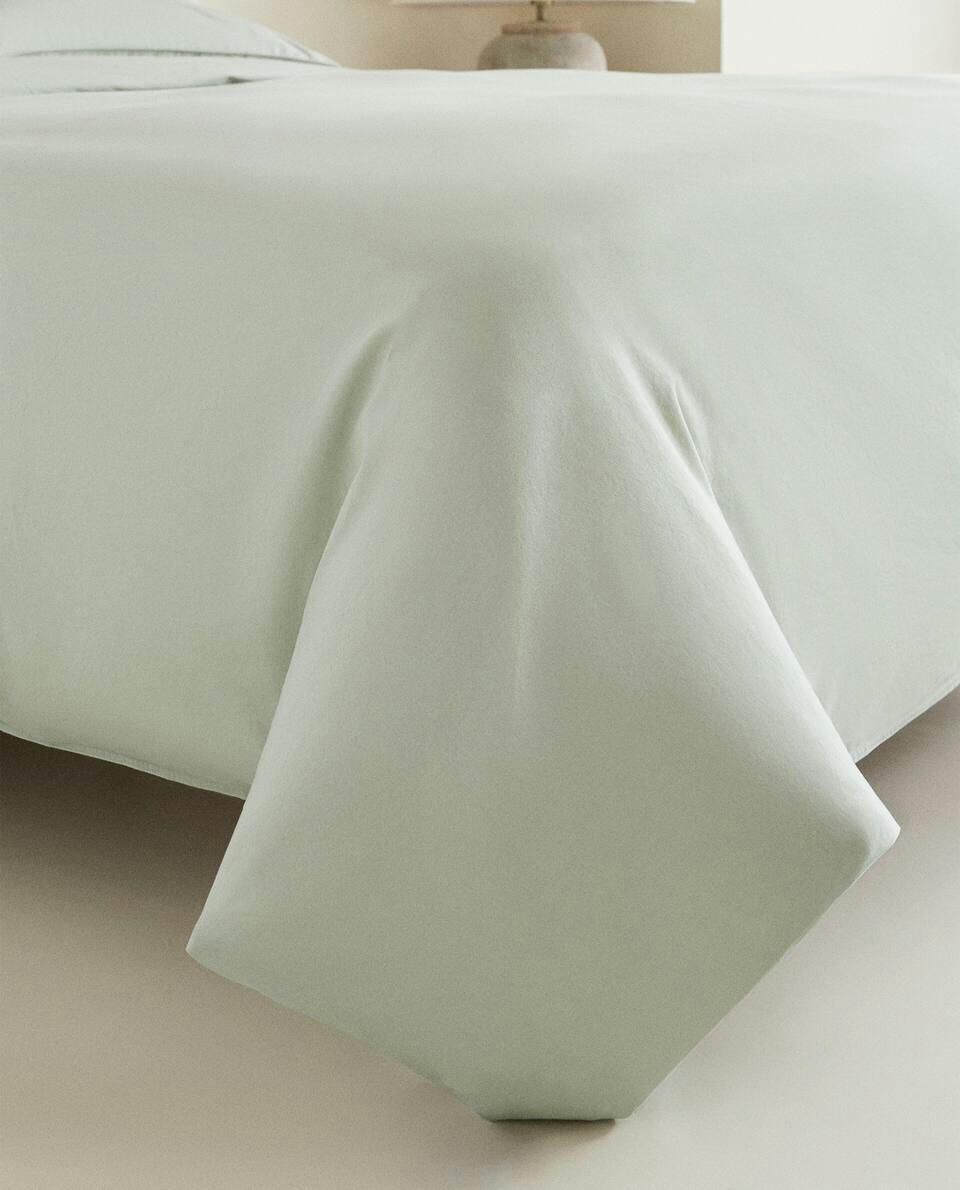 DOUBLE TOPSTITCHED DUVET COVER
