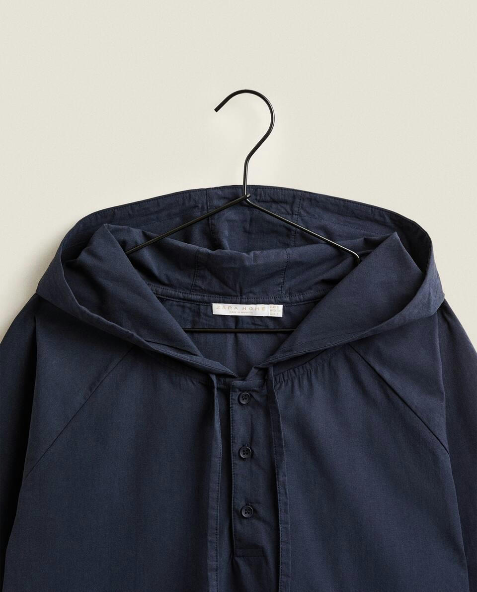 HOODED SHIRT