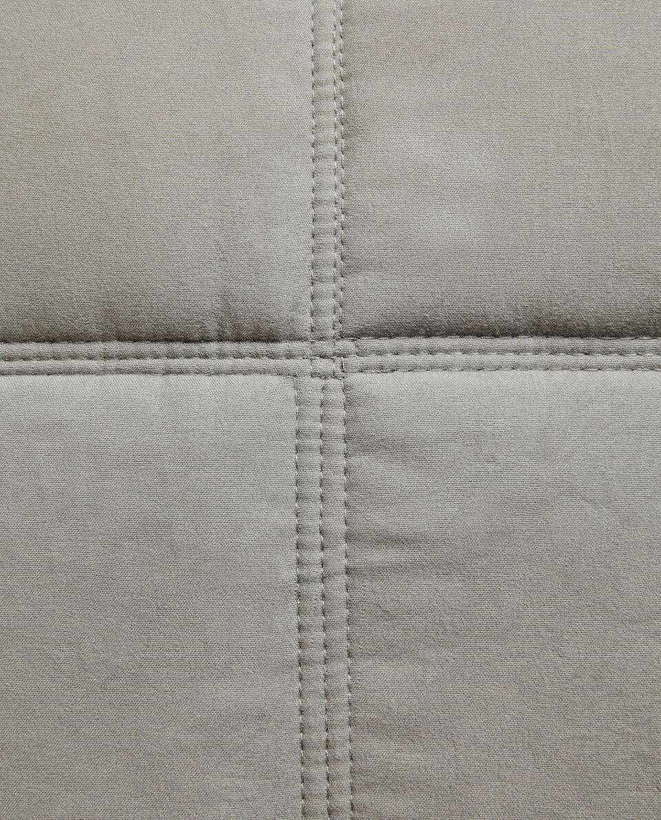 REVERSIBLE CHECK CUSHION COVER