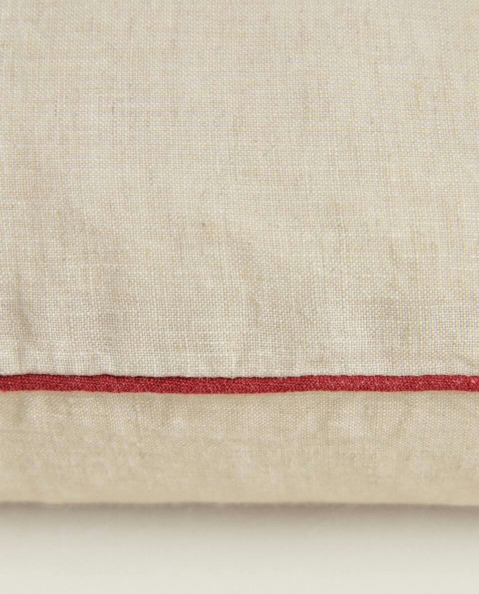 CHRISTMAS PILLOWCASE WITH PIPING