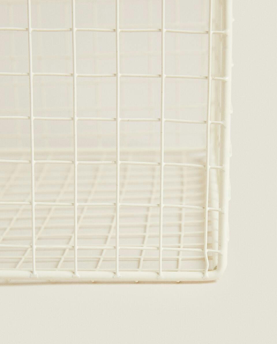 METAL BASKET WITH LID