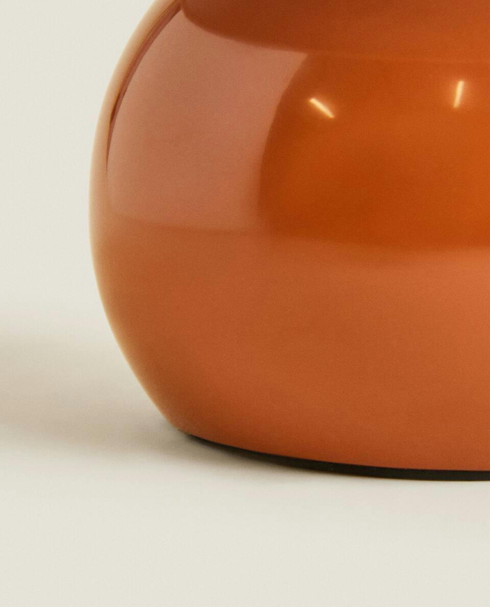 TERRACOTTA COLOURED LAMP