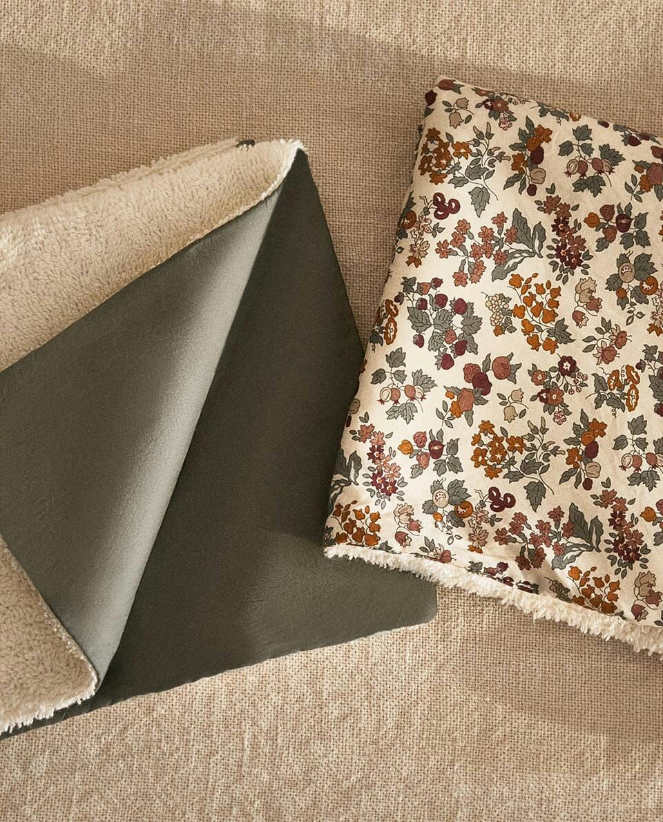 PACK OF CHILDREN’S FLORAL PRINT FABRIC MUSLIN CLOTHS (PACK OF 2)