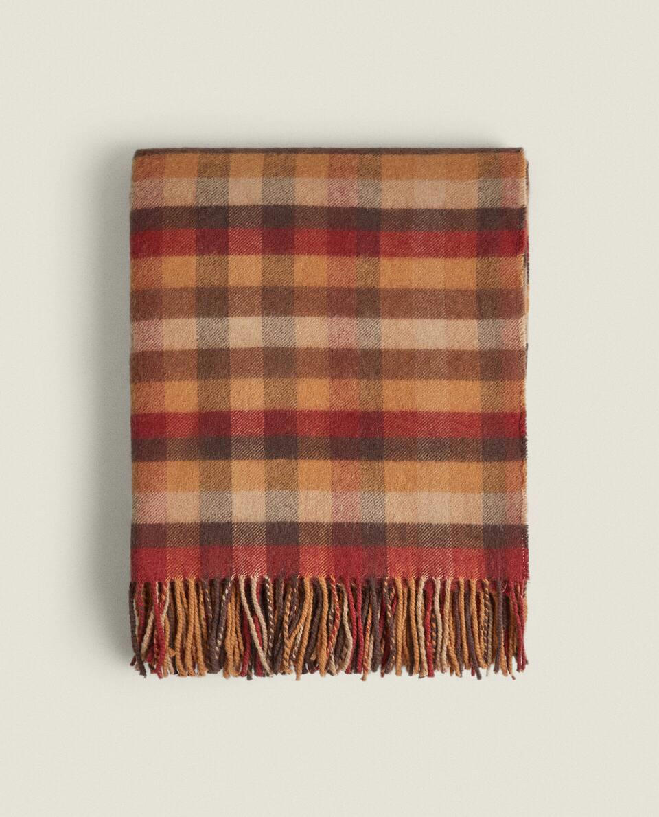 TARTAN WOOL BLANKET