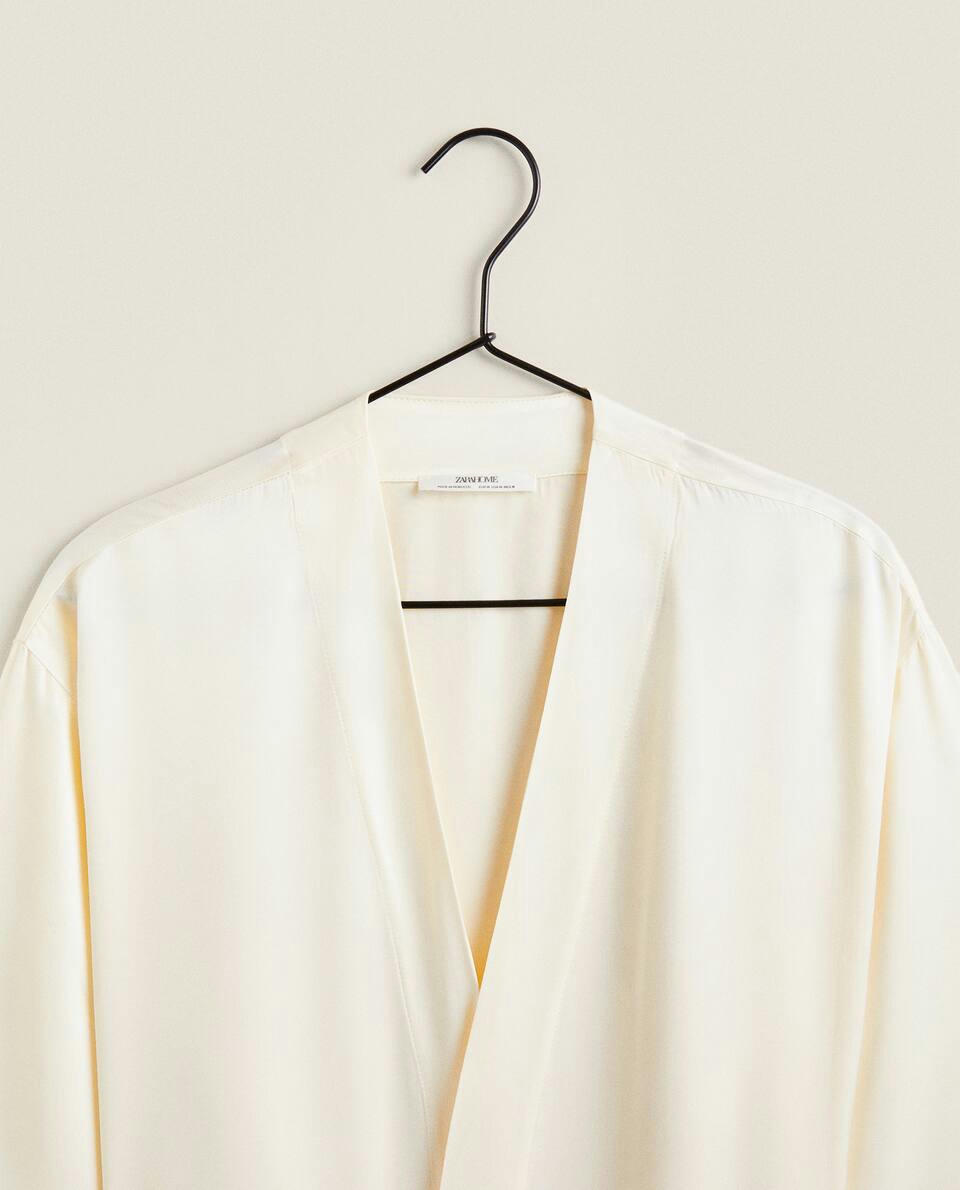 SATEEN DRESSING GOWN