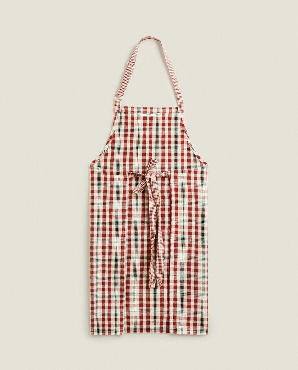 CHRISTMAS CHECK APRON
