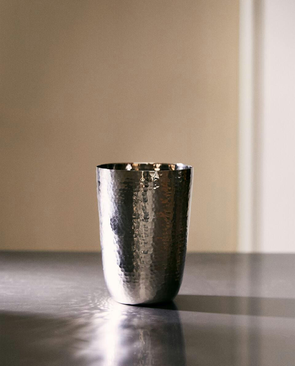 HAMMERED METAL TUMBLER