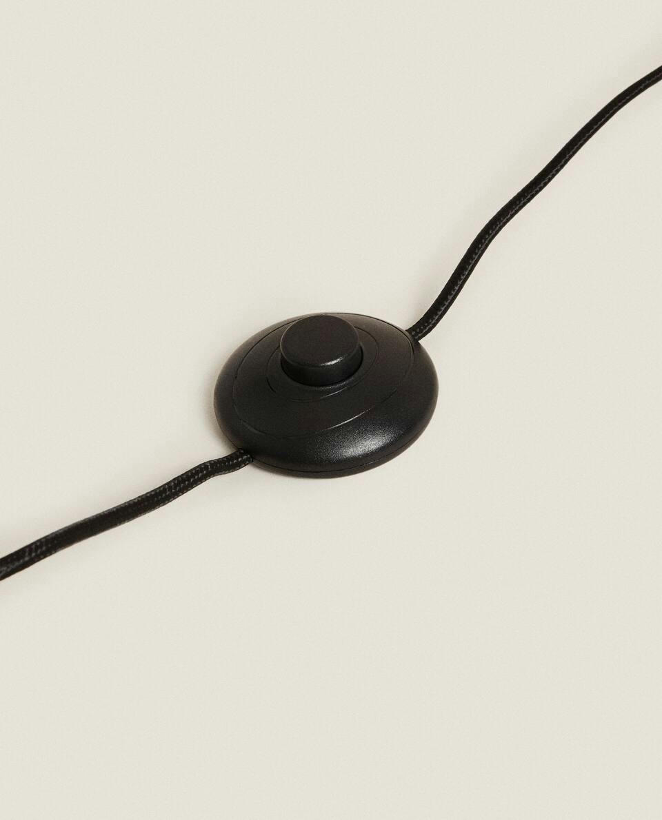 ADJUSTABLE FLOOR LAMP WITH LINEN LAMPSHADE