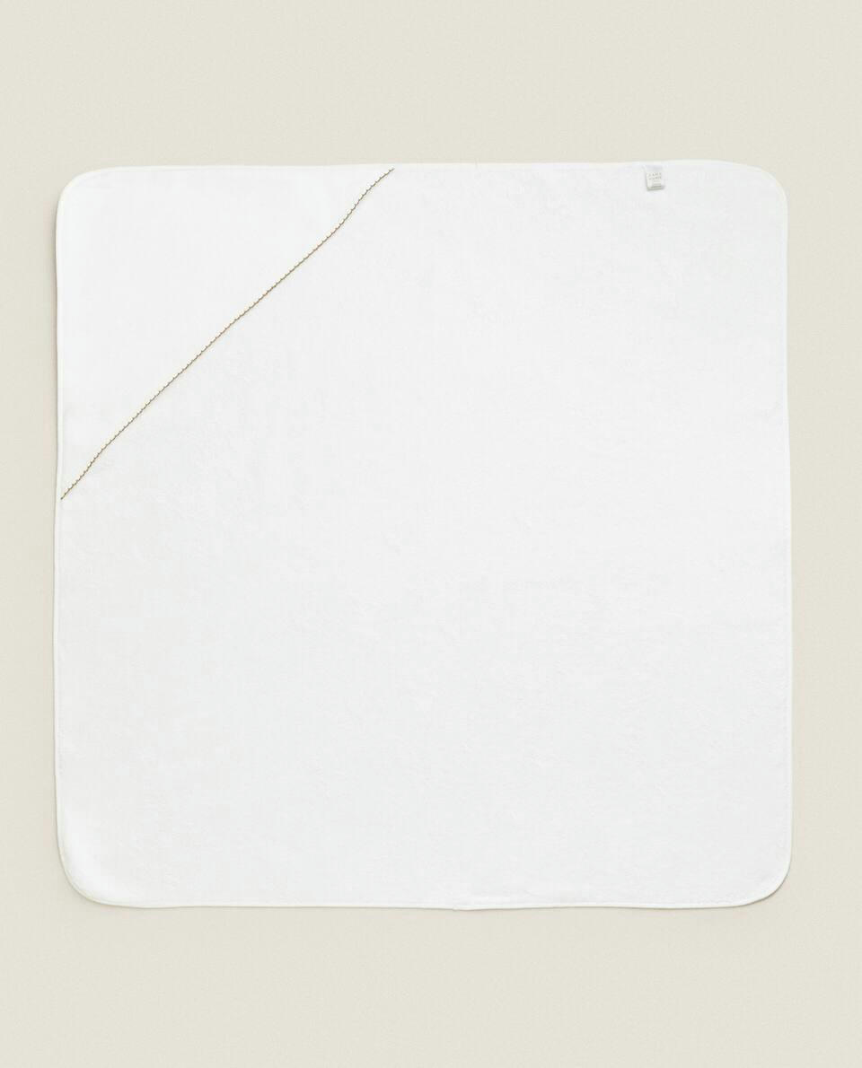 VELOUR CAPE WITH TRIM DETAIL