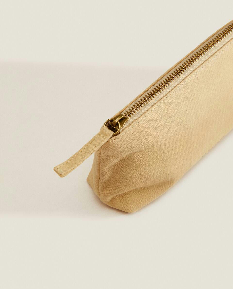MEDIUM COTTON TOILETRY BAG