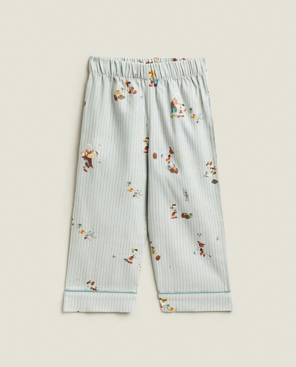 CHILDREN’S FLANNEL CHRISTMAS PINOCCHIO ? DISNEY SET OF PYJAMAS