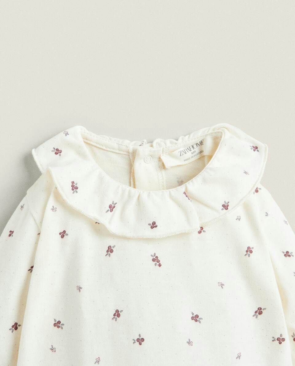 FLORAL PRINT BABY ROMPER