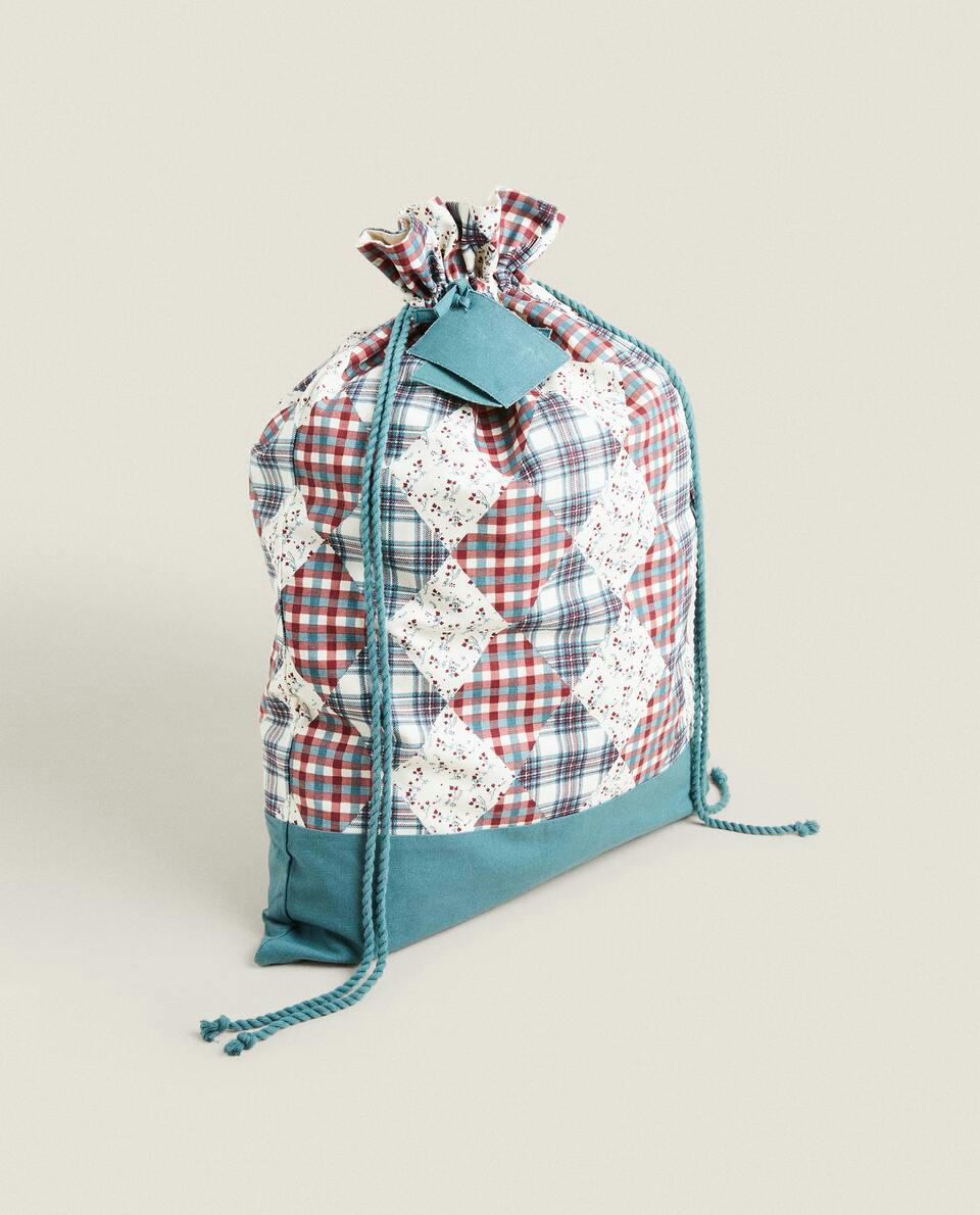 CHILDREN'S GIFT BAG PATCHWORK CHRISTMAS