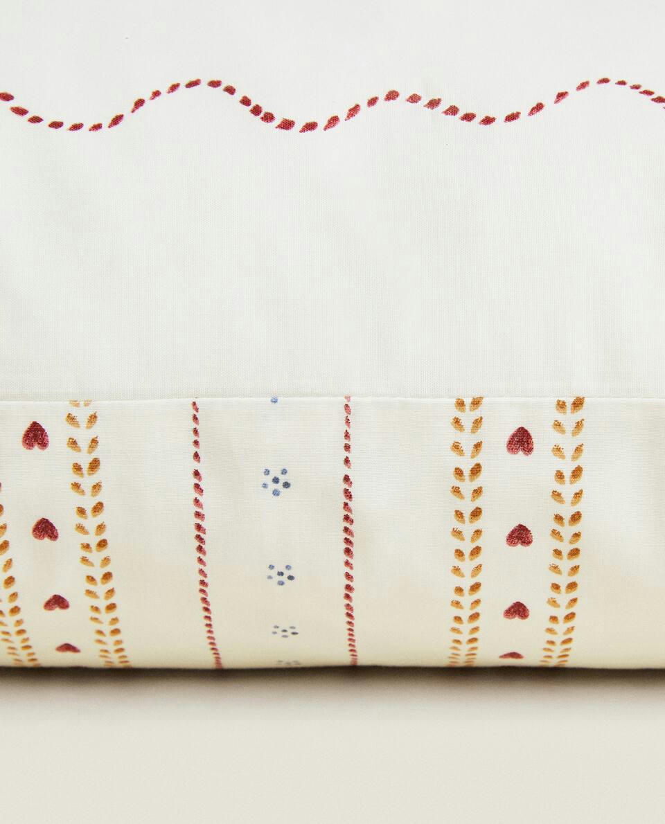 CHILDREN’S PILLOWCASE WITH CHRISTMAS BUNNY RABBITS