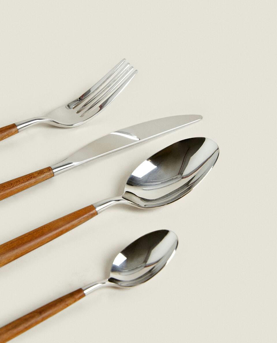 SET OF MAPLE CUTLERY