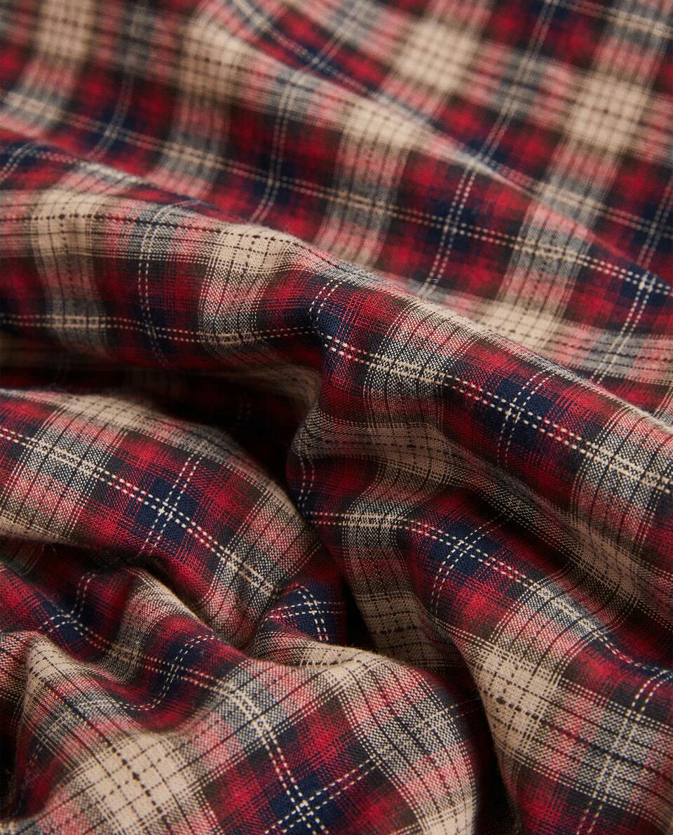 CHRISTMAS REVERSIBLE TARTAN BLANKET