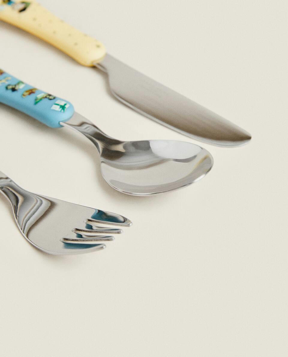 CHILDREN’S PINOCCHIO ? DISNEY CHRISTMAS CUTLERY SET