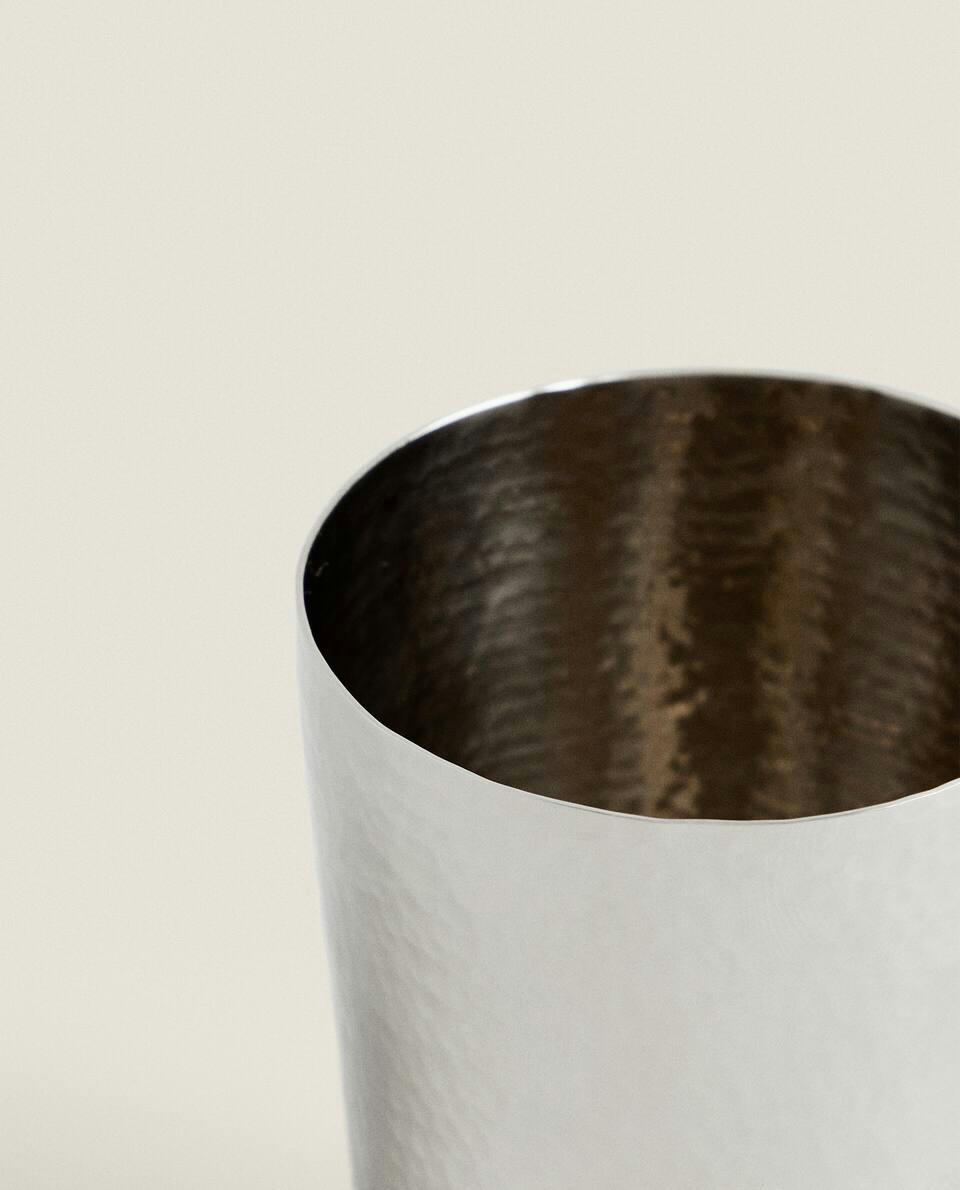 HAMMERED METAL TUMBLER