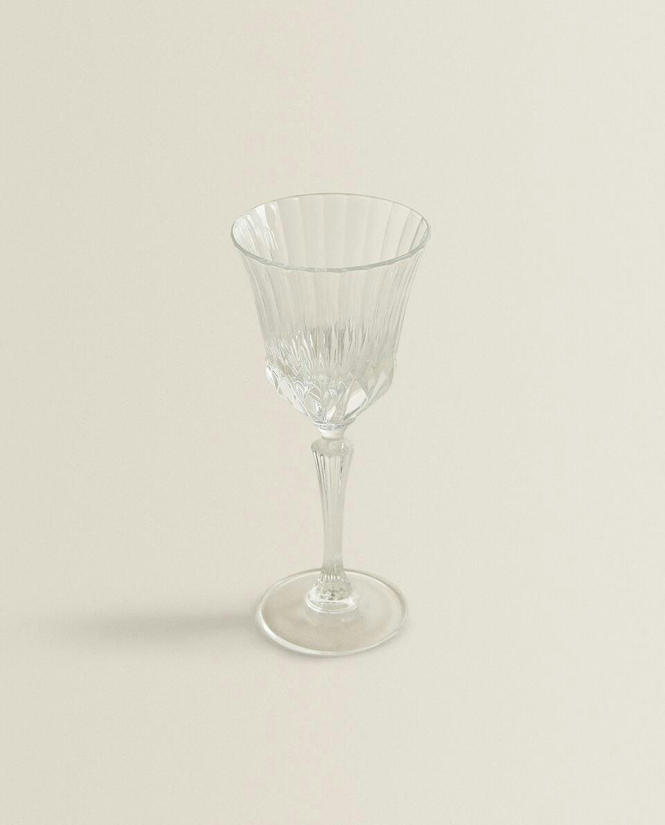 ENGRAVED CRYSTALLINE WATER GLASS