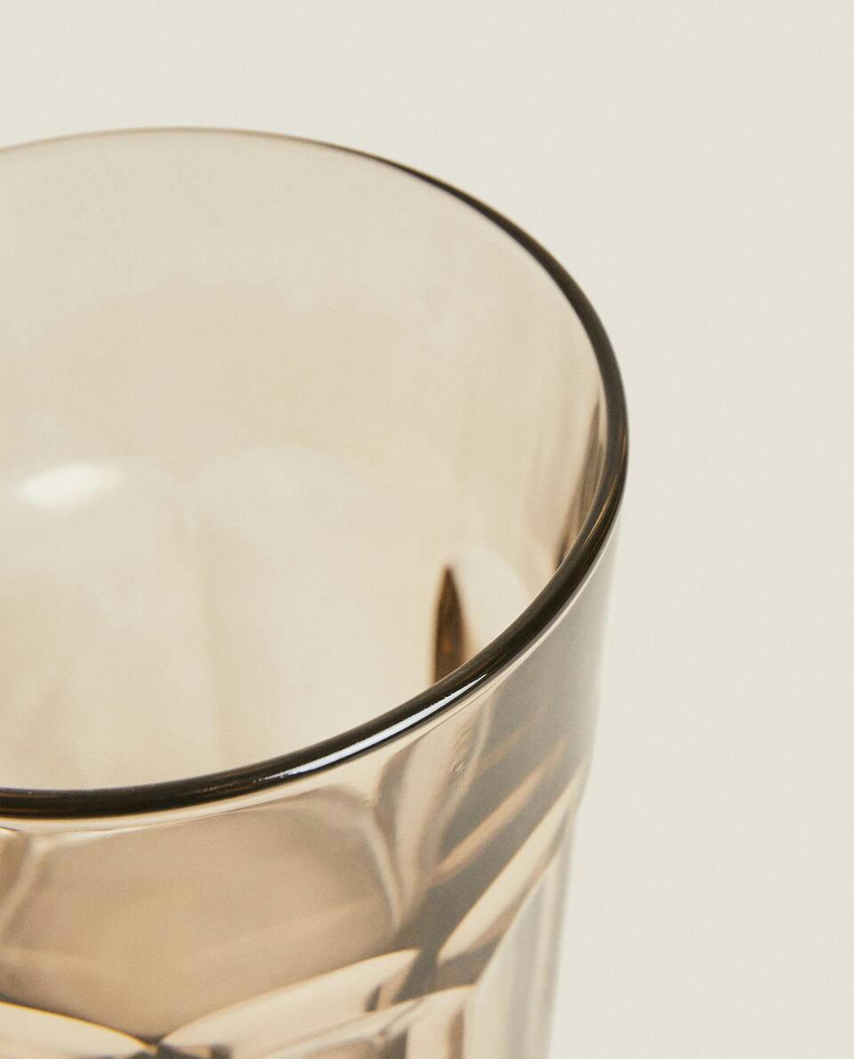 COLOURED GLASSWARE SET