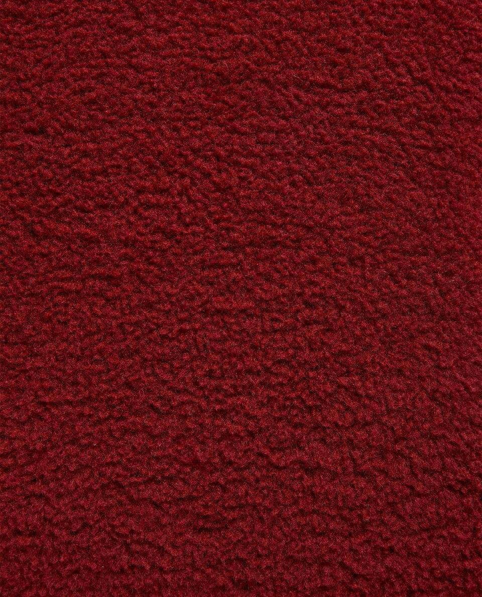 REVERSIBLE FAUX SHEARLING CHRISTMAS CUSHION COVER