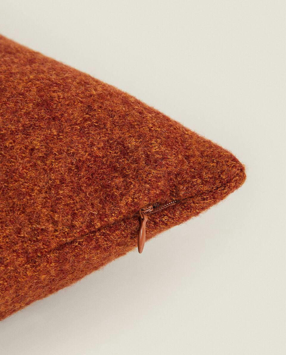 RECTANGULAR WOOL CUSHION COVER