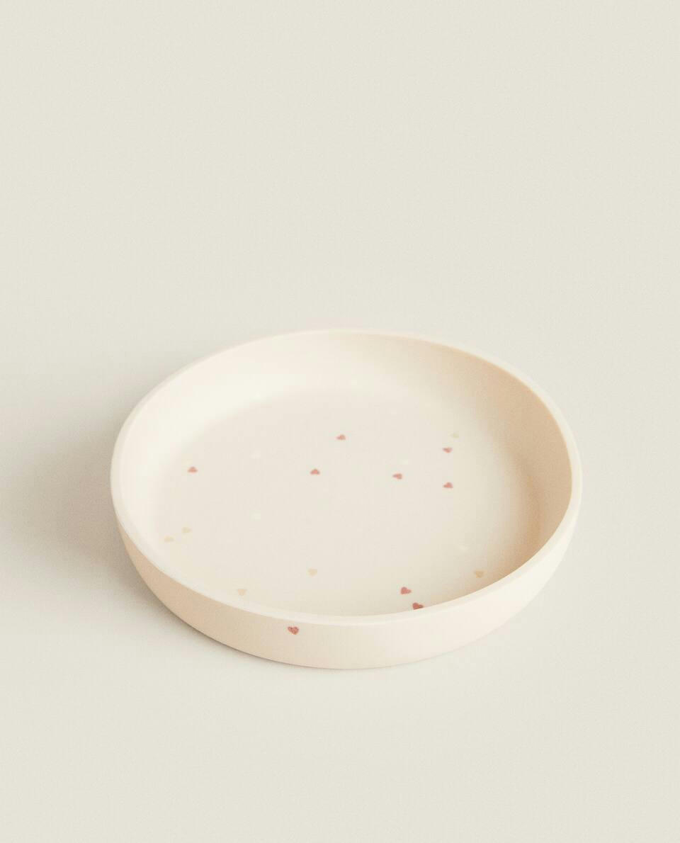 HEARTS SILICONE TABLEWARE