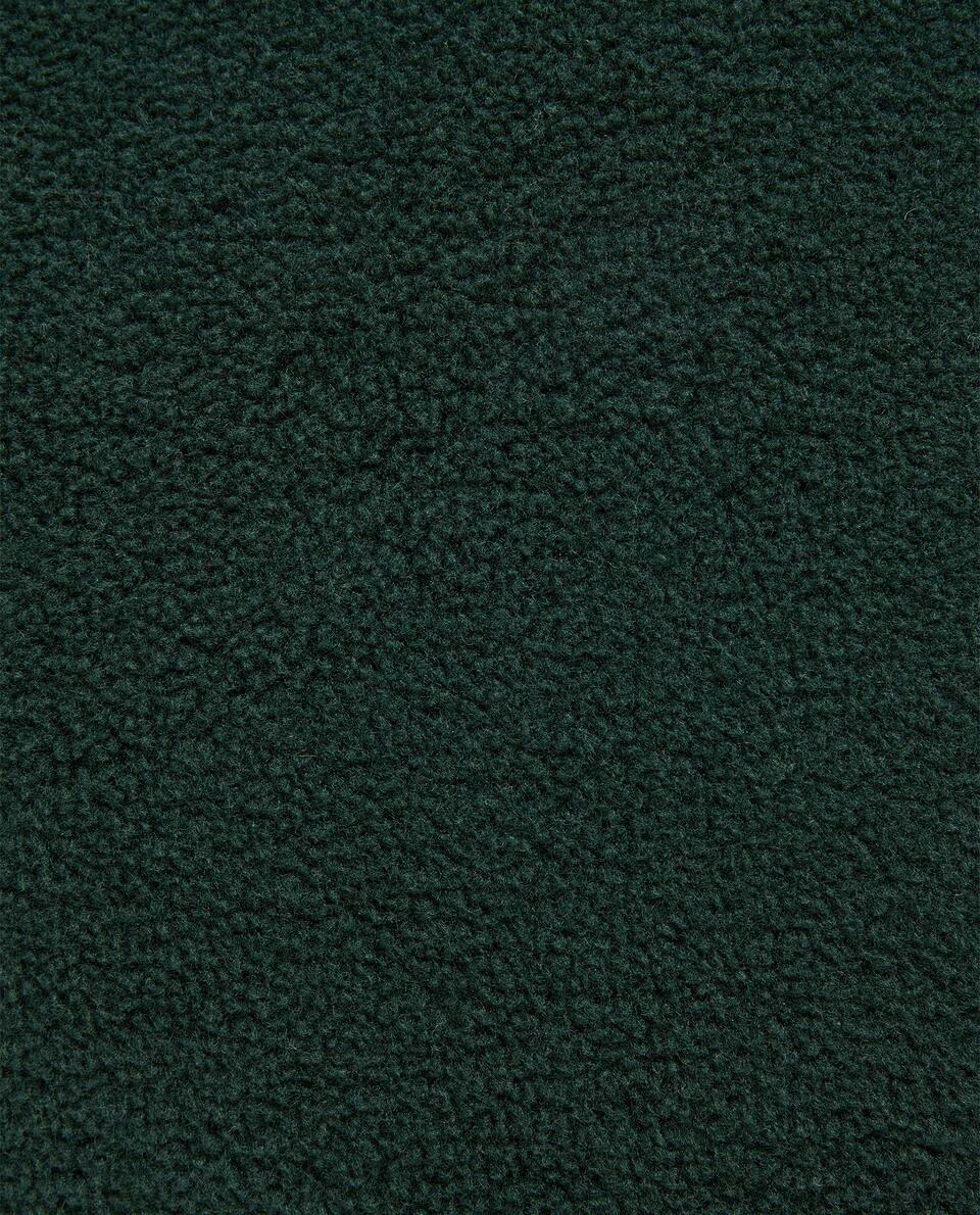 REVERSIBLE FAUX SHEARLING CHRISTMAS CUSHION COVER